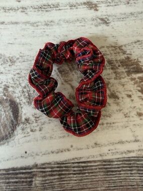 PLEASANT COMPANY American Girl of Today Doll RED VINYL JUMPER - Scrunchie Only